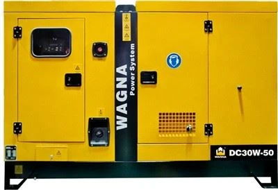 Бесшумный дизельный генератор мощностью 37 кВА WAGNA
